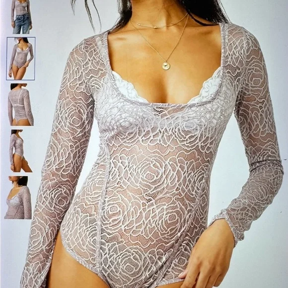 Free People “In My Head” Thimble Bodysuit🤍Ultimate Sexiness🤍 🤍Day or Night 🤍🤍 - Picture 6 of 16